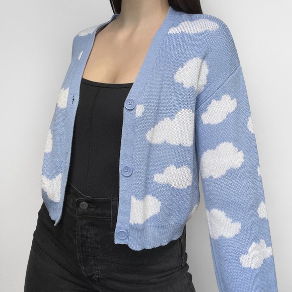Art Class cloud patterned cardigan - Picture 1 of 2